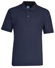 Mens Short Sleeve Polo Shirt Waffle Knit Plain Thin Casual Top M-3XL by Beebizco
