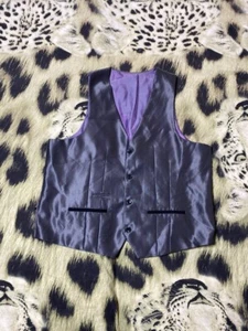 Marc Darcy London Suit Vest Men 46R Tweed Waistcoat Gentleman Dapper - Picture 1 of 13