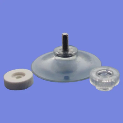 DCP QUALITY 2 Saugnäpfe Ø 40 mm mit Gewinde (10 mm) und Rändelmuttern Saugnapf Haftsauger