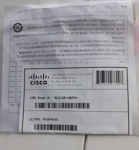 Cisco GLC-GE-100FX 100BASE-FX SFP 1310nm 2km (Brand New Sealed) - Picture 1 of 2