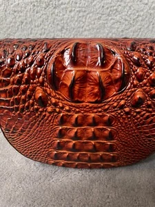 Brahmin Briar Pecan Melbourne Crossbody Handbag Eye Medallion - Picture 1 of 12