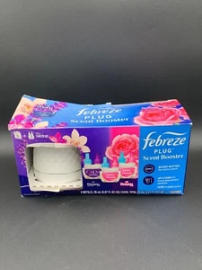 Febreze Plug Scent Booster Starter Kit With 3 Refills Lavender Vanilla & April F - Picture 1 of 5