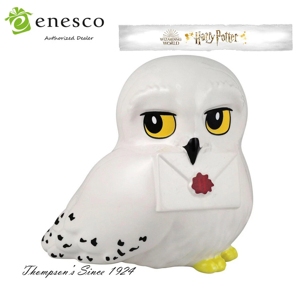 Banco de monedas de cerámica Enesco Wizarding World of Harry Potter Hedwig 6,3 pulgadas 6010859 Foto 1 de 1