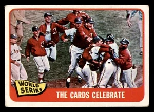 1965 Topps Baseball #139 World Series Summary (The Cards Celebrate) VG - Picture 1 of 2