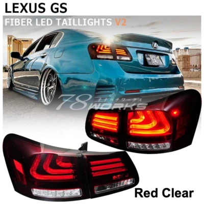 LED 尾灯灯顺序闪光灯 JDM 适用于 LEXUS GS350 GS430 GS450h GS460 — 第 1/4 张图片