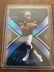 2008 Oberdeck Starquest Ben Roethlisberger blau #SQ4 - Bild 1 von 2