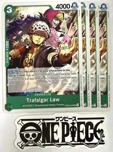 4x One Piece OP09-030 UC Trafalgar Law - English - Playset - TCG - Mint - Picture 1 of 1