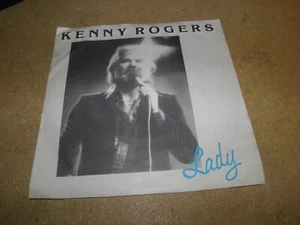 KENNY ROGERS- LADY VINYL 7" 45RPM PS - Picture 1 of 1