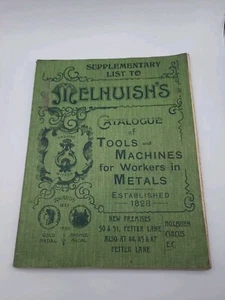 Ergänzende Liste zu Melhuishs Werkzeug- und Maschinenkatalog für Arbeiter - Bild 1 von 5
