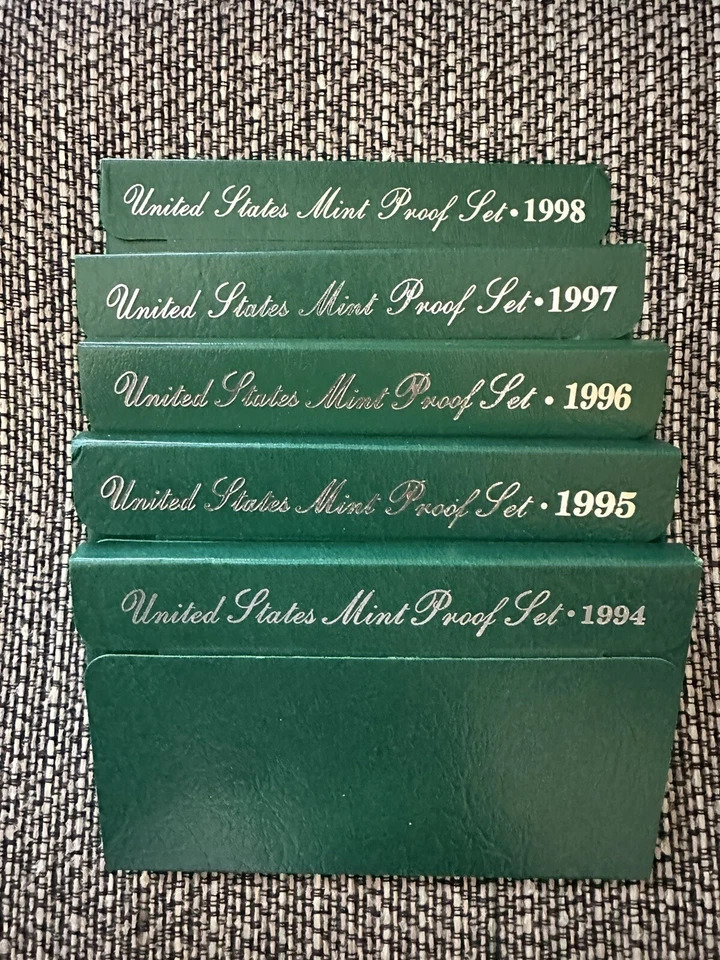 1994-98 Mint Clad Proof Sets-OGP - Image 1 of 1