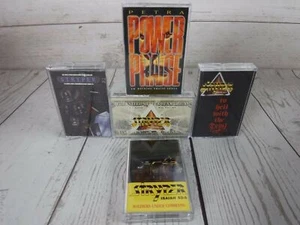 Cassette Tape Lot x5 STRYPER Soldiers God Devil Law PETRA Power Praise Christian - Imagen 1 de 10