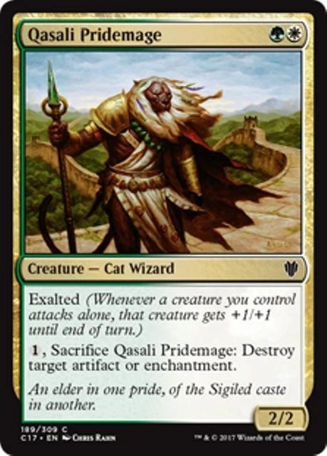 MTG - QASALI PRIDEMAGE - Commander 2017 (C) - Image 1 of 1
