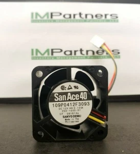 New - Sanyo Denki -109P0412F3093 - DC 12V 0.105A, 40x40x28mm Fan - Picture 1 of 5