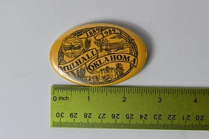 Mulhall Oklahoma 1989 botón Pinback - Imagen 1 de 2