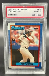 1990 TOPPS TIFFANY TONY GWYNN #730 PSA 9 MINT 03311632 - Picture 1 of 2