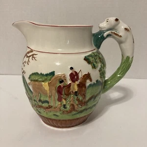 Wedgewood Dye Ken John Peel Fox Hunt Pitcher Vintage England - Picture 1 of 9