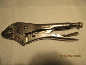 WESTWARD 10 in Locking Adjusting Plain Grip Locking Plier #1ECE6 - Picture 1 of 8