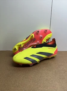 Adidas Predator Elite Laceless FG Soccer Cleats Solar Yellow Men’s 6 / 7W IE2366 - Picture 1 of 7