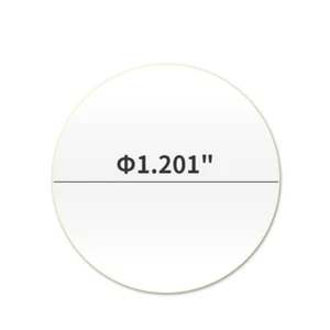 Transparent Curved Cover for Dial Caliper Test Indicator Replacement Dia 1.201" - Picture 1 of 3