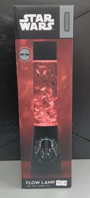 LAMPADA GLITTER DARTH VADER STAR WARS PALADONE FLOW LAMP LUCE LAVA A FLUSSO - Immagine 1 di 4