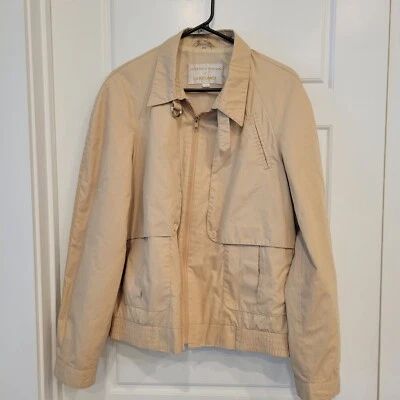 Chaqueta cortavientos Jeffrey Banks For Lakeland beige caqui para hombre talla 44 Foto 1 de 4