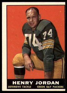 Henry Jordan 1961 Topps #45 en muy buen estado radiocontrol novato Packers ID:108278 - Imagen 1 de 2