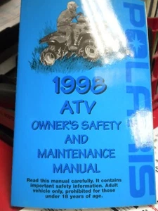 1998 Polaris ATV Owner's manual #9914659 - Picture 1 of 2