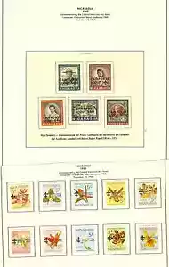 NICARAGUA SCOUTS SU FRANCOBOLLI 1965 SCOTT 843-852 & SOUVENIR MINT L/H SPEDIZIONE GRATUITA - Foto 1 di 1