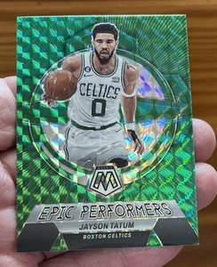 JAYSON TATUM 2022-23 Mosaic Epic Performers Mosaic Green #4 Boston Celtics 🏀🏀 - Picture 1 of 2