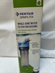 OmniFilter Whole Home Valve-in-Head Standard Duty Water Filtration System 10" - Picture 1 of 4