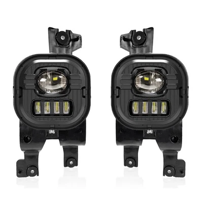 Conjunto de luces antiniebla LED aptas para Ford F250/F350/F450 Super Duty 2008-2010 negras Foto 1 de 4