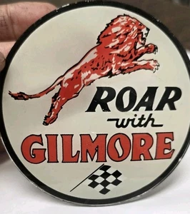 Vintage Gilmore sichtbare Zapfsäule Benzin Getränkespender Globus Linse Glas Neu aus altem Lagerbestand  - Bild 1 von 9