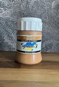 Daler Rowney System 3 acrilico originale 250 ml grezzo Siena - Foto 1 di 4