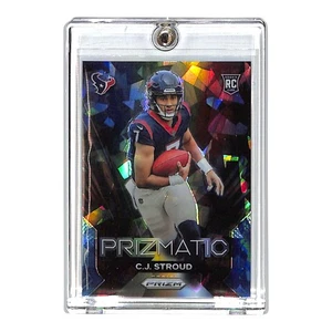 2023 Panini Prizm C.J. Stroud RC Blue Ice Prizmatic Houston Texans - Picture 1 of 2