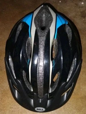 Casco de carreras Bells azul y negro Foto 1 de 4