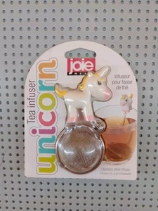 Joie White unicorn Tea Cup Infuser Stainless Steel Loose Tea Strainer - NEW - Picture 1 of 2