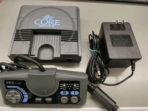 NEC PC Engine Core Grafx (PI-TG3) Tested Complete Set Controller PAD-105 AC - Picture 1 of 24
