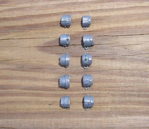 40K Orks Flash Gitz Shoulder Pads Bits 5 pair Bitz - Picture 1 of 1