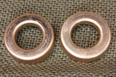 "2 tapas de extremo de bola pararrayos de cobre macizo nuevo repuesto 1 1/4 X 5/8"" pequeño" Foto 1 de 4