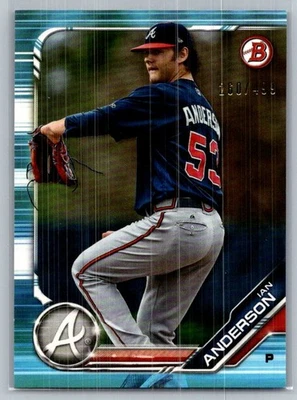 2019 Bowman #BP-47 Ian Anderson Prospects Blue #/150 - Image 1 of 2