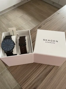 SKAGEN SKW6933SET Signatur Set Men’s Watch - 40mm Face, Quartz, Mineral Crystal - Picture 1 of 11