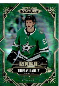 2020-21 UPPER DECK STATURE ROOKIE GREEN THOMAS HARLEY RC /175 DALLAS STARS #192 - Picture 1 of 2