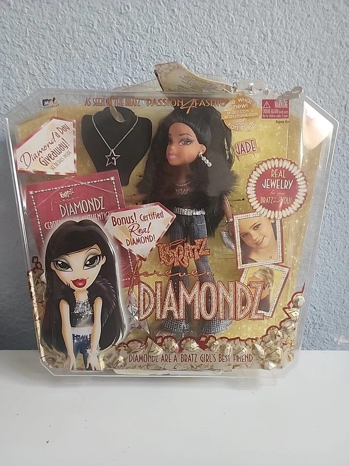MGA Bratz 2006 Forever Diamondz Jade Doll 334101 RARE/MINT/NRFB