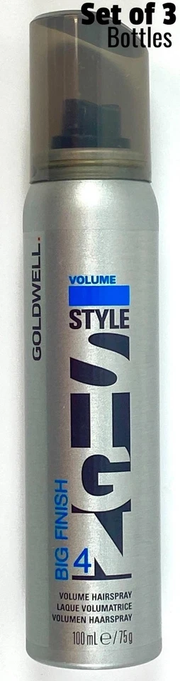 Laca para el cabello Goldwell Style Sign 4 volúmenes 100 ml cada juego de 3 Foto 1 de 3