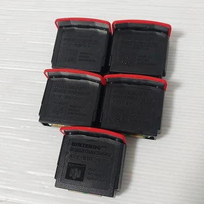 Lot of 5 Nintendo 64 Memory Expansion Pack NUS-007 Tested Import Japan - Image 1 of 4