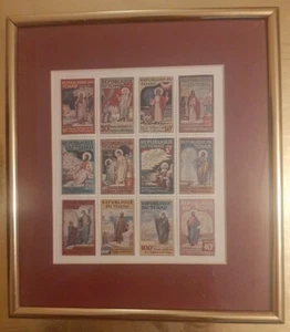 AFRICA Ciad - SC 168-179 Foglio Apostoli di Gesù 1969 - Foto 1 di 9