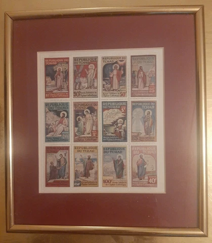 AFRICA Chad - SC 168-179 Apostles of Jesus sheet 1969 Cover