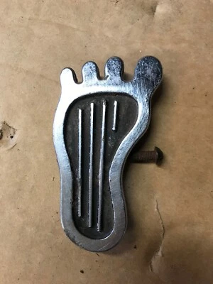 70s Vintage CAL-CUSTOM Universal Floor Dimmer Switch Vanity Chrome Foot - NICE Foto 1 de 2