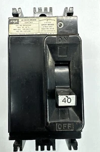 Federal Pacific NEF421040 Interruttore automatico 2 poli 40 Amp 480 VAC 40A NEF FPE - Foto 1 di 7