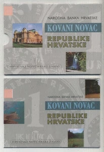 Croatia Official Set Kuna and Lipa Numismatic coins 1993 BU - Picture 1 of 3